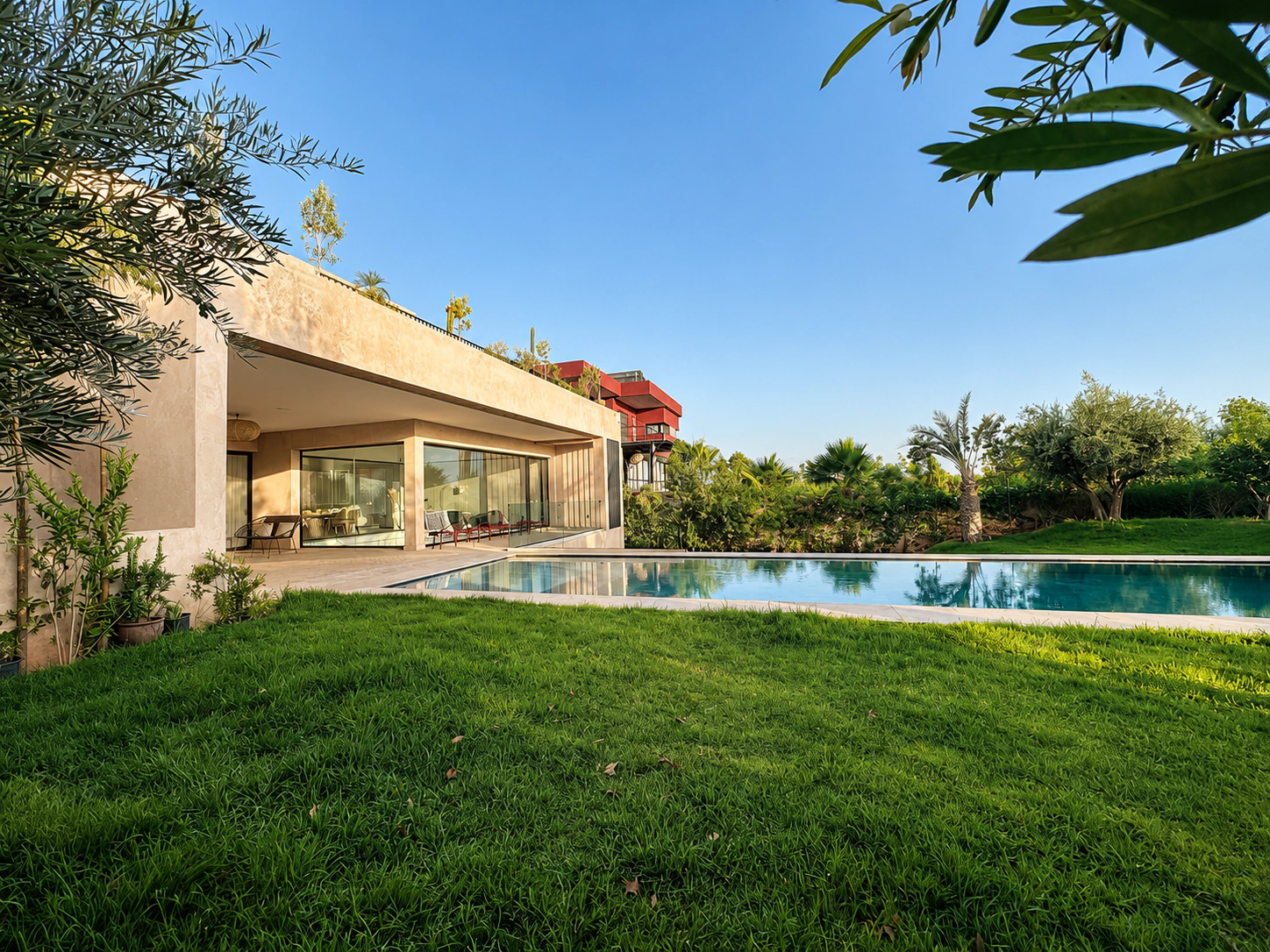 Villa d'architecte - 5 suites - cinéma & hammam — AMELKIS, Marrakech — photo 2